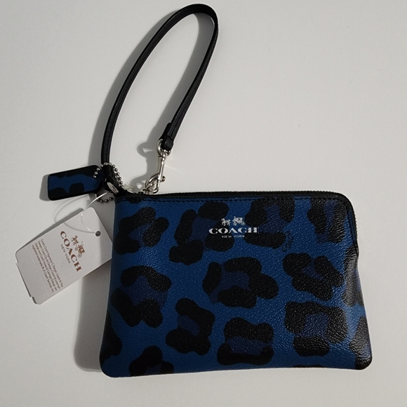 Coach Handbags - Brand new Coach Leopard wristlet NWT